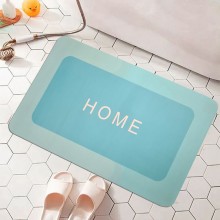 Covor De Baie EDAR, Cu Mesaj "Home", Absorbant, Antiderapant, Material Moale, Curatoare Usoara,77 x 47 cm, Dreptunghi, Turcoaz Covor De Baie EDAR, Cu Mesaj "Home", Absorbant, Antiderapant, Material Moale, Curatoare Usoara,77 x 47 cm, Dreptunghi, Turcoaz