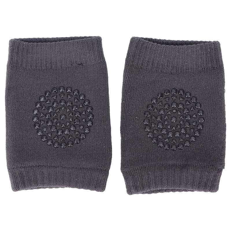 Set Protectie EDAR Pentru Copii Si Bebelusi, Bumbac, Silicon Antialunecare, Protejeaza Impotriva Zgarieturilor, 0-36 Luni, Gri