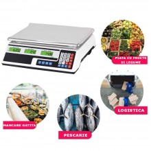 Cantar Electronic Precizie EDAR Pentru Magazine, Piata, Comercial, 40 Kg, Digital, Functie TARE, Display Luminat, Platforma M... Cantar Electronic Precizie EDAR Pentru Magazine, Piata, Comercial, 40 Kg, Digital, Functie TARE, Display Luminat, Platforma M...