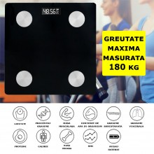 Cantar Smart Corporal EDAR, Electronic, Cu Afisaj Digital, Din Sticla Securizata, Antiderapant, Aplicatie Telefon, Kg/Lb/St, ... Cantar Smart Corporal EDAR, Electronic, Cu Afisaj Digital, Din Sticla Securizata, Antiderapant, Aplicatie Telefon, Kg/Lb/St, ...