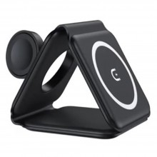 Incarcator Wireless Multifunctional EDAR Cu Incarcare Rapida, 3 in 1, Pliabil, Magnetic, Portabil, Compatibilitate Universala...