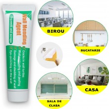 Chit Alb EDAR Pentru Reparat Pereti, Tip Pasta, Acoperire Crapaturi, Uscare Rapida, Aplicator Inclus Chit Alb EDAR Pentru Reparat Pereti, Tip Pasta, Acoperire Crapaturi, Uscare Rapida, Aplicator Inclus