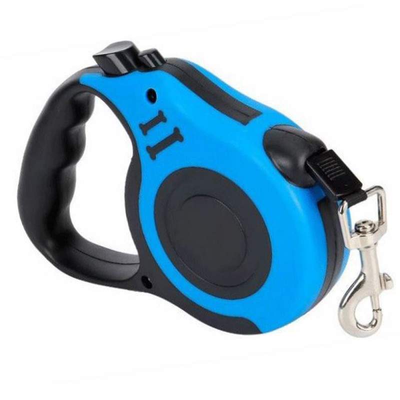 Lesa Automata Retractabila EDAR, Flexibila, Maner Ergonomic, Buton Blocare/Deblocare, Rezistenta, Max 20kg, Pentru Caini De T...