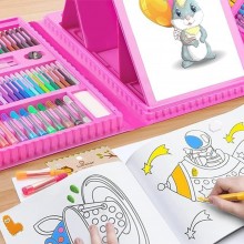 Set Pictura, Desen, Arte Plastice SIKS Pentru Copii, 208 Piese, Creioane, Carioci, Acuarele, Trusa Compartimentata, Prindere ... Set Pictura, Desen, Arte Plastice SIKS Pentru Copii, 208 Piese, Creioane, Carioci, Acuarele, Trusa Compartimentata, Prindere ...