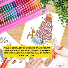 Set Pictura, Desen, Arte Plastice SIKS Pentru Copii, 208 Piese, Creioane, Carioci, Acuarele, Trusa Compartimentata, Prindere ... Set Pictura, Desen, Arte Plastice SIKS Pentru Copii, 208 Piese, Creioane, Carioci, Acuarele, Trusa Compartimentata, Prindere ...