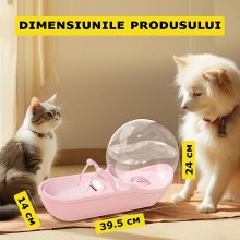 Fantana Automata EDAR pentru Pisici, Ultra-Silentioasa, Forma de Melc, 4L, Alimentare USB, Roz Fantana Automata EDAR pentru Pisici, Ultra-Silentioasa, Forma de Melc, 4L, Alimentare USB, Roz