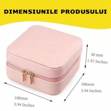 Cutie De Organizare Portabila EDAR Pentru Bijuterii Din Piele Ecologica, Compartimentata Pentru Inele, Cercei, Bratari, Colie... Cutie De Organizare Portabila EDAR Pentru Bijuterii Din Piele Ecologica, Compartimentata Pentru Inele, Cercei, Bratari, Colie...