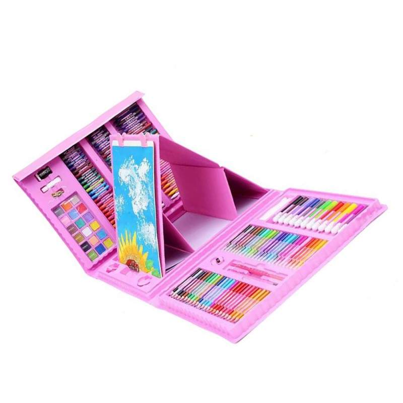 Set EDAR de Pictura si Desen Cu 208 Piese Pentru Copii, Carioci, Creioane Colorate Si Cerate, Creioane Pastel, Acuarele Si Al... Set EDAR de Pictura si Desen Cu 208 Piese Pentru Copii, Carioci, Creioane Colorate Si Cerate, Creioane Pastel, Acuarele Si Al...