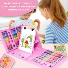 Set EDAR de Pictura si Desen Cu 208 Piese Pentru Copii, Carioci, Creioane Colorate Si Cerate, Creioane Pastel, Acuarele Si Al... Set EDAR de Pictura si Desen Cu 208 Piese Pentru Copii, Carioci, Creioane Colorate Si Cerate, Creioane Pastel, Acuarele Si Al...