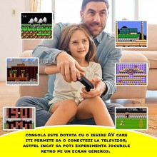 Consola Retro Jocuri Video Portabila EDAR, 520 Jocuri Incorporate, Display Rezolutie 320x240, Iesire AV, Conectare Televizor,... Consola Retro Jocuri Video Portabila EDAR, 520 Jocuri Incorporate, Display Rezolutie 320x240, Iesire AV, Conectare Televizor,...