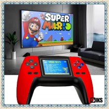 Consola De Jocuri Video P5 SIKS, Portabila, 520 Jocuri Retro, Display Rezolutie 320x240, Iesire AV, Incarcare USB, 1020mAh, Rosu
