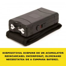 Dispozitiv Electrosoc Autoaparare EDAR, Portabil, Anti Caini, De Buzunar, Lanterna, 5000K Volti, Acumulator Reincarcabil Inco... Dispozitiv Electrosoc Autoaparare EDAR, Portabil, Anti Caini, De Buzunar, Lanterna, 5000K Volti, Acumulator Reincarcabil Inco...