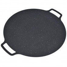Plita Pluristratificata Japoneza EDAR, Non-Lipicioasa, Manere Sustinere, Rezistenta La Zgarieturi, Forma Rotunda, 30 cm, Negru