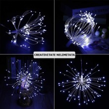 Instalatie De Craciun SIKS 5 Tip Focuri De Artificii Decorative, Interconectabila,500 LED, 8 Moduri De Iluminare, Lungime 5m,... Instalatie De Craciun SIKS 5 Tip Focuri De Artificii Decorative, Interconectabila,500 LED, 8 Moduri De Iluminare, Lungime 5m,...