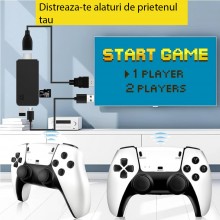 Consola SIKS Tip Cu Jocuri Retro , 20.000 de Jocuri Video , Compatibil cu 9 Emulatoare , 2 x Controler Wireless , HDMI , 2.4G... Consola SIKS Tip Cu Jocuri Retro , 20.000 de Jocuri Video , Compatibil cu 9 Emulatoare , 2 x Controler Wireless , HDMI , 2.4G...