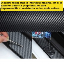 Banda Adeziva Carbon SIKS pentru Protectie si Tuning Auto, Impermeabila, Rezistenta, 5m x 5cm Banda Adeziva Carbon SIKS pentru Protectie si Tuning Auto, Impermeabila, Rezistenta, 5m x 5cm