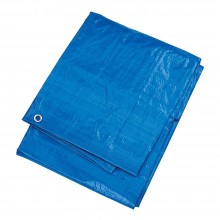 Prelata SIKS cu Inele, Impermeabila, Protectie UV, Lungime 4 m, Latime 5 m, Culoare Albastru