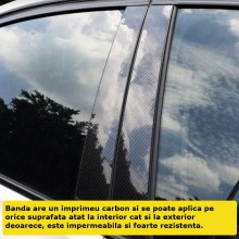 Banda Adeziva Carbon EDAR, Rezistenta, Protectie si Tuning Auto, Impermeabila, 5m x 5cm Banda Adeziva Carbon EDAR, Rezistenta, Protectie si Tuning Auto, Impermeabila, 5m x 5cm