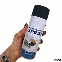 Spray Impermeabil Pentru Etansare EDAR, Cu Uscare Rapida, Compatibil Cu Multiple Suprafete, Anti-Apa, 450 ml, Negru