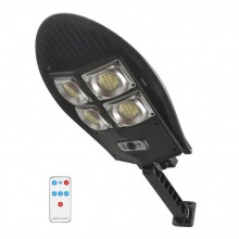 Lampa Solara Stradala Sau Gradina SIKS Cu Panou Solar, De Exterior, 120 LED SMD, Lumina Neutra, Control Din Telecomanda, cu S...