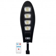 Lampa Solara Stradala Sau Gradina SIKS, Panou Solar Incorporat, Exterior, 168 LED SMD, Lumina Neutra, Control Telecomanda, Se...