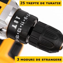Trusa Profesionala Multifunctionala EDAR Cu Bormasina Fara Fir, 119 Piese, Pentru Reparatii, Constructii, Bricolaj, Gaurit, I... Trusa Profesionala Multifunctionala EDAR Cu Bormasina Fara Fir, 119 Piese, Pentru Reparatii, Constructii, Bricolaj, Gaurit, I...