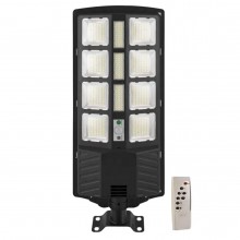 Lampa Solara Stradala Sau Gradina SIKS Cu Panou Solar Incorporat, De Exterior / Stalp, 380 LED SMD, Lumina Neutra, Control Di...