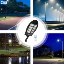 Lampa Solara Stradala Sau Gradina SIKS Cu Panou Solar Incorporat, De Exterior, 240 LED SMD, Lumina Neutra, Control Telecomand...