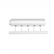 Uscator SIKS De Rufe Retractabil, Extensibil,4 Sfori De 3,2 Metri Lungime, Cu Montare Pe Perete, Alb