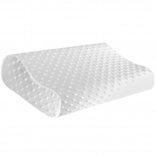 Perna Ortopedica Cervicala SIKS, Ergonomica si Confortabila, Spuma Cu Memorie, Husa Detasabila, Lavabila, 48cm x 28cm x 5cm p...