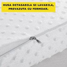 Perna Ortopedica Cervicala SIKS, Ergonomica si Confortabila, Spuma Cu Memorie, Husa Detasabila, Lavabila, 48cm x 28cm x 5cm p... Perna Ortopedica Cervicala SIKS, Ergonomica si Confortabila, Spuma Cu Memorie, Husa Detasabila, Lavabila, 48cm x 28cm x 5cm p...