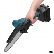 Mini Fierastrau Electric Profesional Portabil SIKS / Mini Drujba Cu Lant Pe Acumulator SIKS SDK6, Lama Si Lant De 6 Inch, Pas...