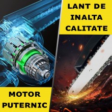 Mini Fierastrau Electric Profesional Portabil SIKS / Mini Drujba Cu Lant Pe Acumulator SIKS SDK6, Lama Si Lant De 6 Inch, Pas... Mini Fierastrau Electric Profesional Portabil SIKS / Mini Drujba Cu Lant Pe Acumulator SIKS SDK6, Lama Si Lant De 6 Inch, Pas...