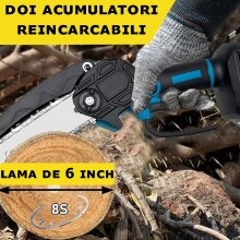 Mini Fierastrau Electric Profesional Portabil SIKS / Mini Drujba Cu Lant Pe Acumulator SIKS SDK6, Lama Si Lant De 6 Inch, Pas... Mini Fierastrau Electric Profesional Portabil SIKS / Mini Drujba Cu Lant Pe Acumulator SIKS SDK6, Lama Si Lant De 6 Inch, Pas...
