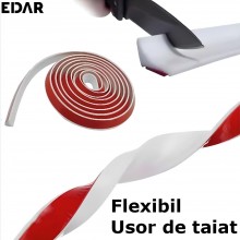 Bandă Autoadezivă EDAR De Etanșare Groasă Pentru Blaturi De Bucătărie, Praguri De Cabină De Duș Și Cadă, Realizată Din Silico...