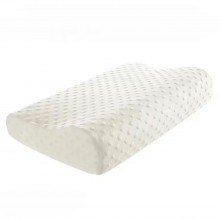 Perna Ortopedica Pentru Dormit EDAR Din Spuma Memorie, Ergonomica, Cervicala, Husa Detasabila Si Lavabila 48cm x 28cm x 5cm P...