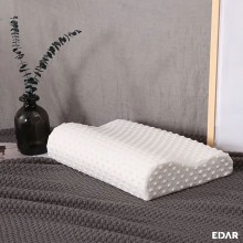 Perna Ortopedica Pentru Dormit EDAR Din Spuma Memorie, Ergonomica, Cervicala, Husa Detasabila Si Lavabila 48cm x 28cm x 5cm P...