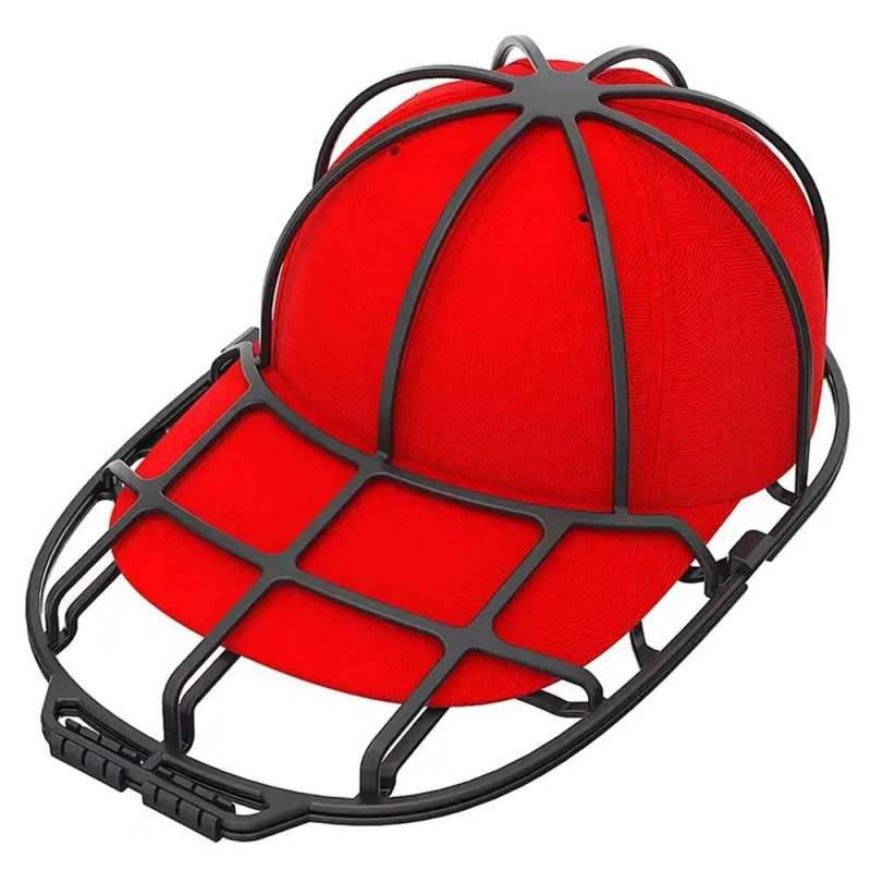 Suport Cadru SIKS Pentru Spalare Sapca Sau Palarie La Masina De Spalat, Marime Universala, Plastic, Negru