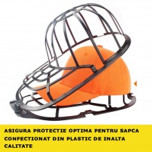 Suport Cadru SIKS Pentru Spalare Sapca Sau Palarie La Masina De Spalat, Marime Universala, Plastic, Negru