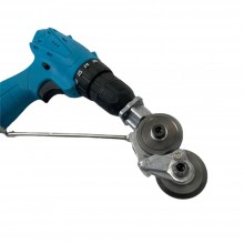 Adaptor SIKS Pentru Bormasina Cu Role Pentru Taiat Tabla, Aluminiu, Otel, Cupru, Fier, 1/4", Argintiu