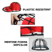 Cadru Sapca / Palarie EDAR Pentru Mentinere Forma, Tip Suport, Ideal Pentru Masina De Spalat, Uscare, Marime Universala, Plas... Cadru Sapca / Palarie EDAR Pentru Mentinere Forma, Tip Suport, Ideal Pentru Masina De Spalat, Uscare, Marime Universala, Plas...