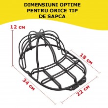 Cadru Sapca / Palarie EDAR Pentru Mentinere Forma, Tip Suport, Ideal Pentru Masina De Spalat, Uscare, Marime Universala, Plas... Cadru Sapca / Palarie EDAR Pentru Mentinere Forma, Tip Suport, Ideal Pentru Masina De Spalat, Uscare, Marime Universala, Plas...