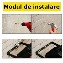 Lampa Solara SIKS De Exterior, Cu Telecomanda, Senzor Lumina Si Panou Solar, Rezistent La Apa IP67, 54 LED SMD, 200W, Usor De...