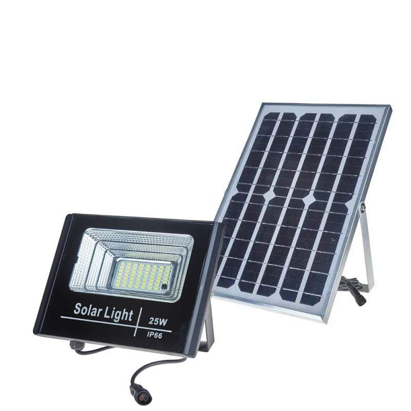 Lampa EDAR Solară Pentru Exterior, Cu Telecomandă, Senzor De Lumină Și Panou Solar, Rezistentă La Apă IP67, 54 Led-uri SMD, 2...