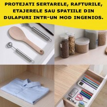 Folie EDAR Pentru Protectie Sertare, Etajere, Dulapuri, Rafturi, Pentru Bucatarie/Hol/Living/Baie/Dormitor, Material Impermea... Folie EDAR Pentru Protectie Sertare, Etajere, Dulapuri, Rafturi, Pentru Bucatarie/Hol/Living/Baie/Dormitor, Material Impermea...