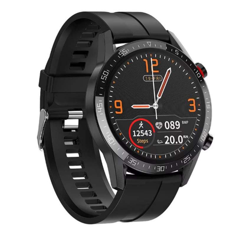 Ceas Smartwatch SIKS, Inteligent, Full Touch, Fitness, Sport, Rezistent La Apa, Functie Smart Numarat Pasi, Unisex, Notificar...