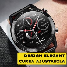 Ceas Smartwatch SIKS, Inteligent, Full Touch, Fitness, Sport, Rezistent La Apa, Functie Smart Numarat Pasi, Unisex, Notificar...