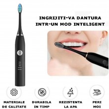 Periuta Dinti Electrica Sonica SIKS Pentru Adulti Si Copii, 38,000 Pulsatii / min, 5 Programe, Aparat Cu Smart Timer, 800mAh,... Periuta Dinti Electrica Sonica SIKS Pentru Adulti Si Copii, 38,000 Pulsatii / min, 5 Programe, Aparat Cu Smart Timer, 800mAh,...