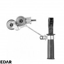 Adaptor Cu Role EDAR Pentru Tăiat Tablă, Aluminiu, Oțel, Cupru Și Fier, Compatibil Cu Bormașini, Suport De Atașare Inclus, Ar...