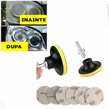 Kit Polish Faruri Auto Profesional SIKS Pentru Reparare Si Restaurare Cu Adaptor De Bormasina Inclus, Format Din Pasta Polish... Kit Polish Faruri Auto Profesional SIKS Pentru Reparare Si Restaurare Cu Adaptor De Bormasina Inclus, Format Din Pasta Polish...